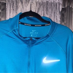 Nike dri fit running half zip